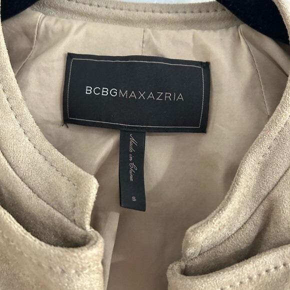 BCBG SUEDE TRIBAL JACKET - Picture 3 of 15